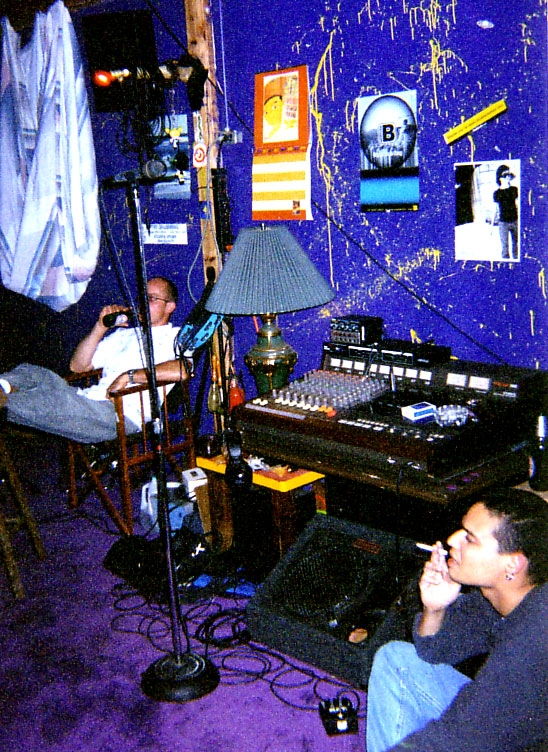 inside the studio