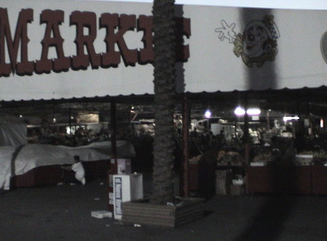 most of the interview took place near the Farmer's Market